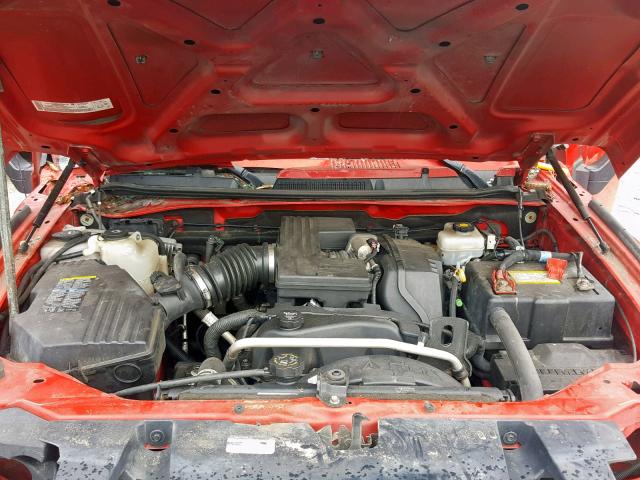 5GTDN136X68310779 - 2006 HUMMER H3 RED photo 7