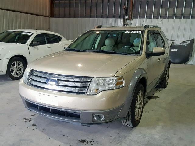 1FMDK02W98GA28407 - 2008 FORD TAURUS X S GOLD photo 2