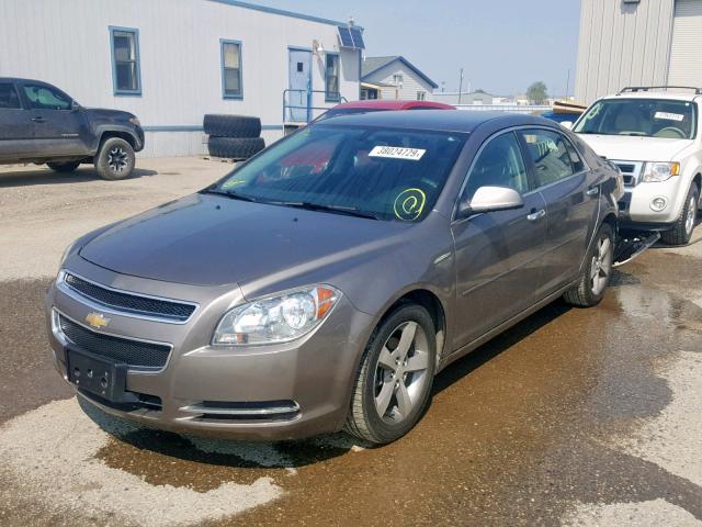 1G1ZC5EU3CF338767 - 2012 CHEVROLET MALIBU 1LT CHARCOAL photo 2