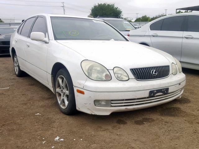 JT8BD69S430181658 - 2003 LEXUS GS 300 WHITE photo 1