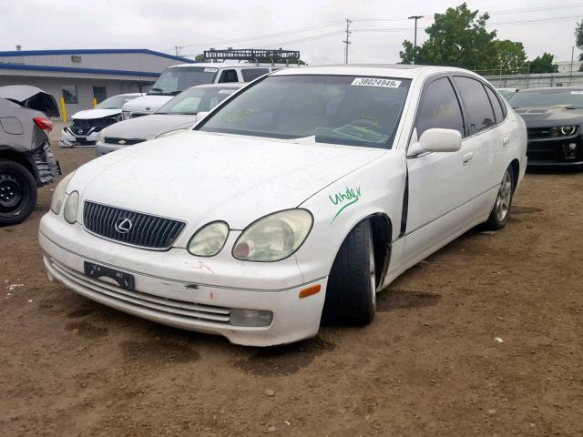 JT8BD69S430181658 - 2003 LEXUS GS 300 WHITE photo 2