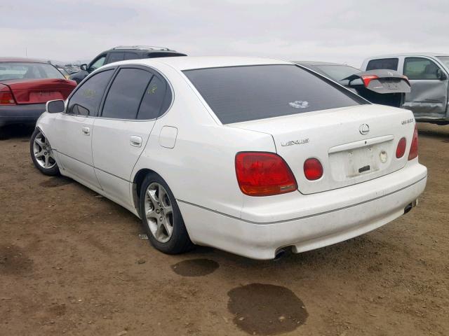 JT8BD69S430181658 - 2003 LEXUS GS 300 WHITE photo 3