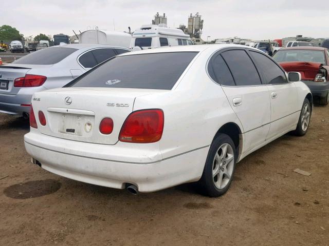 JT8BD69S430181658 - 2003 LEXUS GS 300 WHITE photo 4