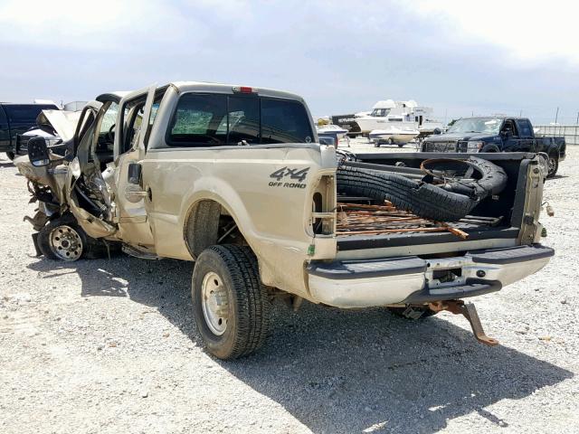 3FTSW31F11MA32420 - 2001 FORD F350 SRW S TAN photo 3