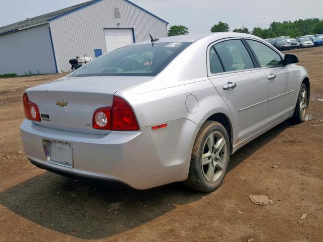 1G1ZG57B094274093 - 2009 CHEVROLET MALIBU LS SILVER photo 4