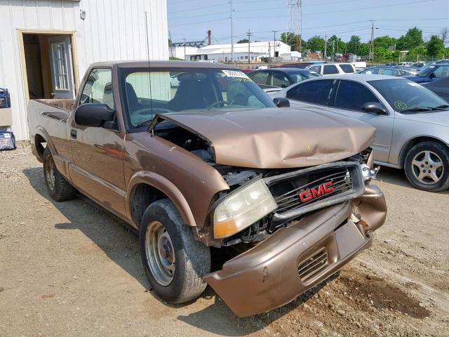 1GTCS14H438142676 - 2003 GMC SONOMA BROWN photo 1