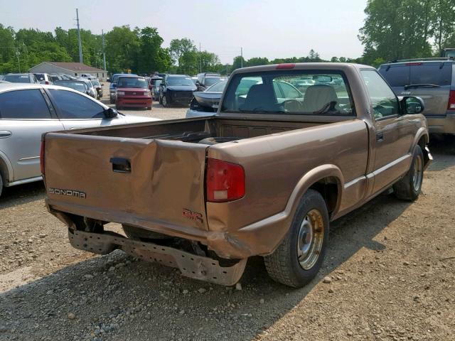 1GTCS14H438142676 - 2003 GMC SONOMA BROWN photo 4