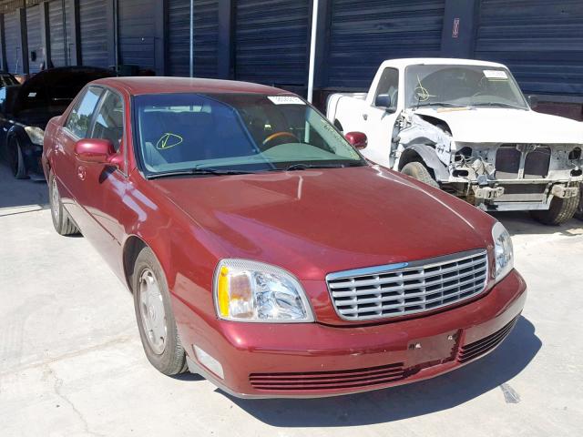 1G6KE54Y32U272791 - 2002 CADILLAC DEVILLE DH RED photo 1