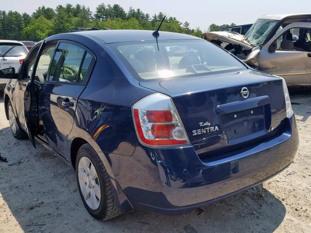 3N1AB61E58L738955 - 2008 NISSAN SENTRA 2.0 BLUE photo 3