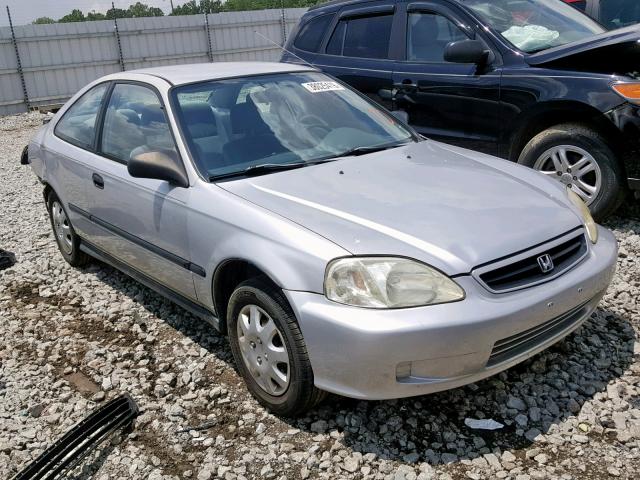 1HGEJ6224YL083691 - 2000 HONDA CIVIC DX SILVER photo 1