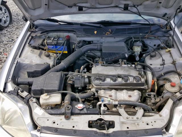 1HGEJ6224YL083691 - 2000 HONDA CIVIC DX SILVER photo 7