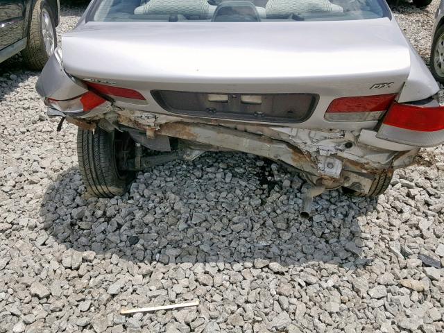 1HGEJ6224YL083691 - 2000 HONDA CIVIC DX SILVER photo 9