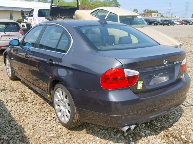 WBAVD335X6KV63506 - 2006 BMW 330 XI GRAY photo 3