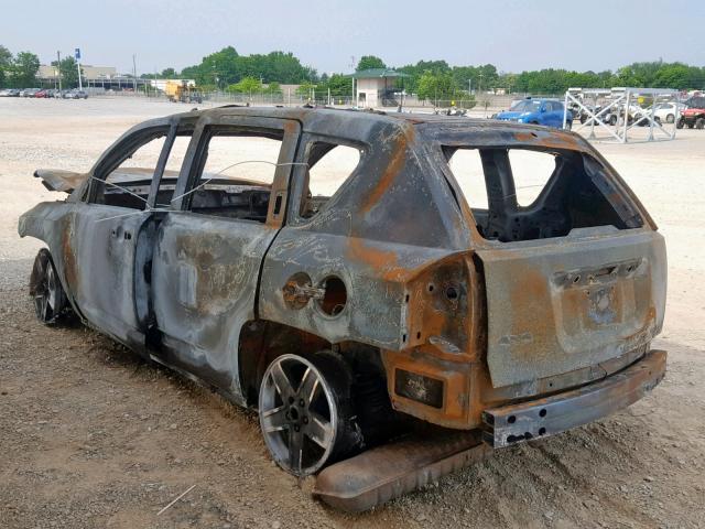 1J8FF47W17D389883 - 2007 JEEP COMPASS BURN photo 3