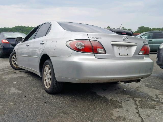 JTHBF30G730095777 - 2003 LEXUS ES 300 SILVER photo 3