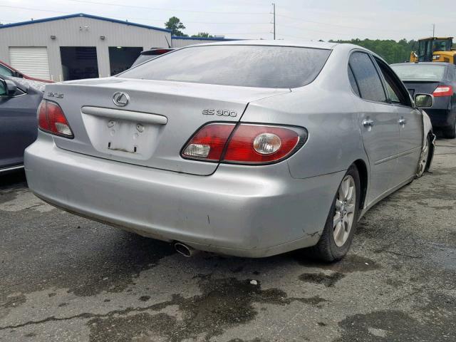 JTHBF30G730095777 - 2003 LEXUS ES 300 SILVER photo 4