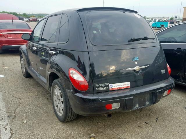 3A4FY58B97T606197 - 2007 CHRYSLER PT CRUISER BLACK photo 3