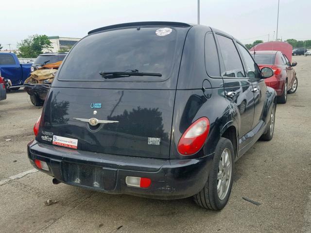 3A4FY58B97T606197 - 2007 CHRYSLER PT CRUISER BLACK photo 4