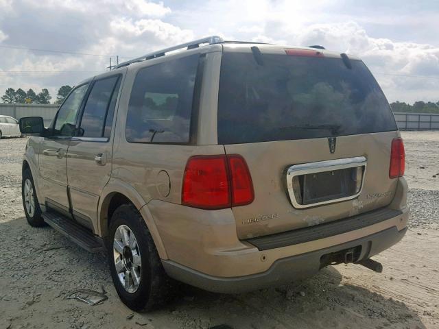 5LMFU28R04LJ02005 - 2004 LINCOLN NAVIGATOR GOLD photo 3