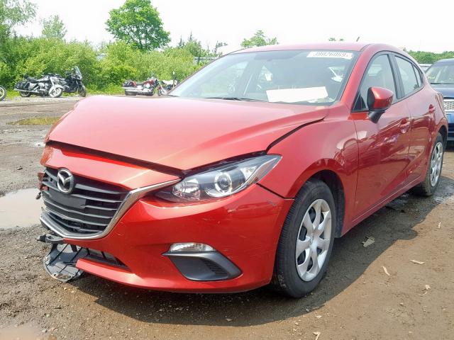 3MZBM1J78GM299708 - 2016 MAZDA 3 SPORT RED photo 2