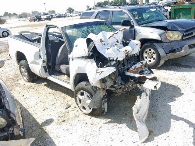 1B7FL26P6VS313051 - 1997 DODGE DAKOTA WHITE photo 1