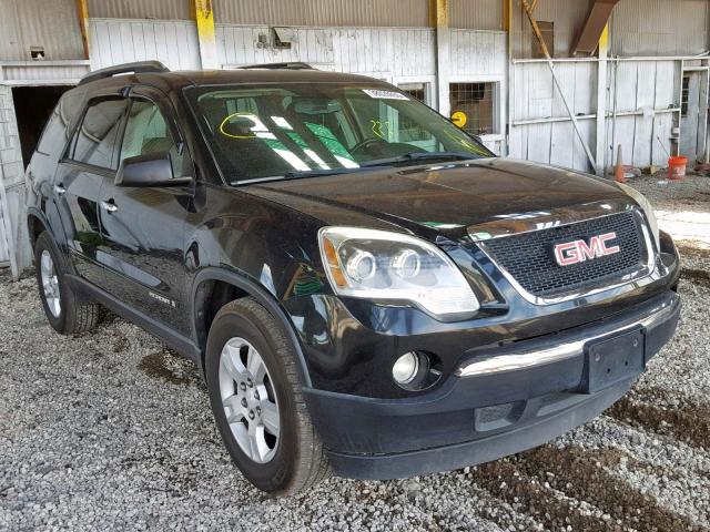 1GKER13738J268366 - 2008 GMC ACADIA SLE BLACK photo 1