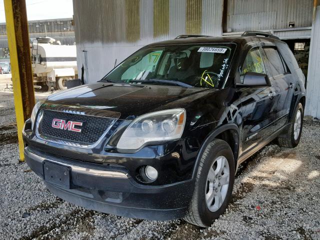 1GKER13738J268366 - 2008 GMC ACADIA SLE BLACK photo 2