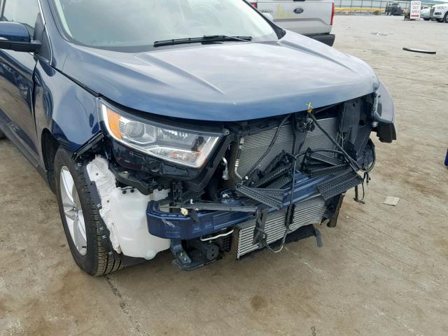 2FMPK3J99HBC59101 - 2017 FORD EDGE SEL BLUE photo 9