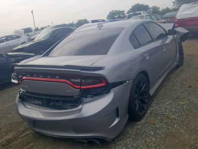 2C3CDXL91GH176280 - 2016 DODGE CHARGER SR GRAY photo 4