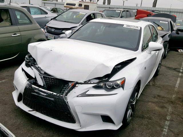 JTHBA1D29G5036157 - 2016 LEXUS IS 200T WHITE photo 2