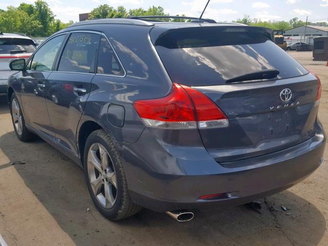 4T3ZK3BB8BU038799 - 2011 TOYOTA VENZA GRAY photo 3