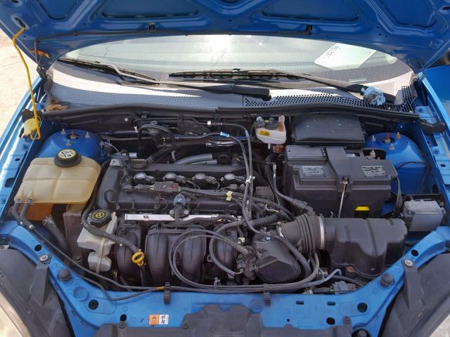 1FAHP37N07W306923 - 2007 FORD FOCUS ZX5 BLUE photo 7