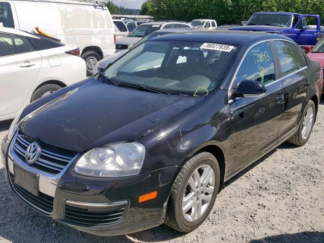 3VWDT71K06M029275 - 2006 VOLKSWAGEN JETTA TDI BLACK photo 2