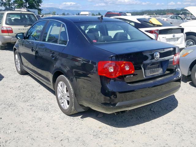 3VWDT71K06M029275 - 2006 VOLKSWAGEN JETTA TDI BLACK photo 3