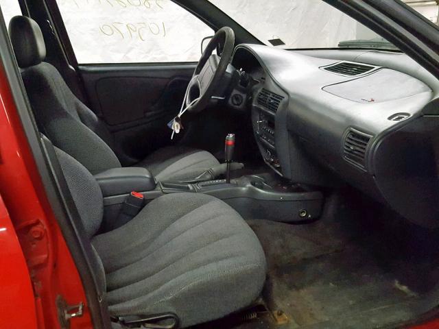 1G1JC524927301510 - 2002 CHEVROLET CAVALIER B RED photo 5