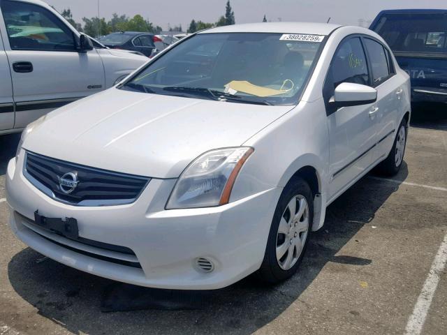 3N1AB6AP7AL722697 - 2010 NISSAN SENTRA 2.0 WHITE photo 2