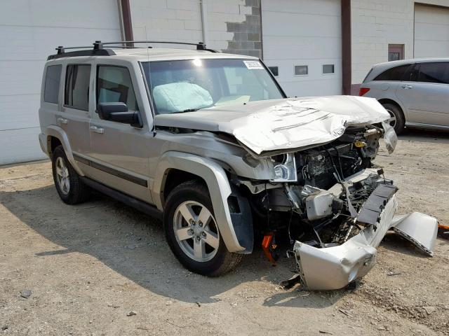 1J8HG48N18C163569 - 2008 JEEP COMMANDER SILVER photo 1
