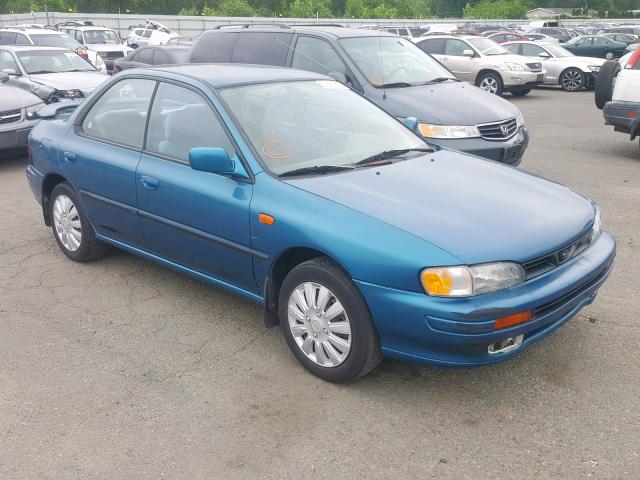 JF1GC4553TH512347 - 1996 SUBARU IMPREZA LX BLUE photo 1