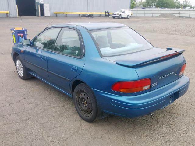 JF1GC4553TH512347 - 1996 SUBARU IMPREZA LX BLUE photo 3