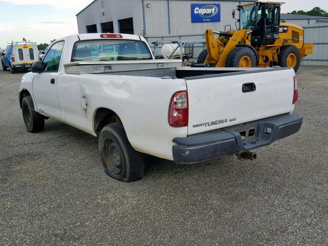 5TBJU32165S453374 - 2005 TOYOTA TUNDRA WHITE photo 3