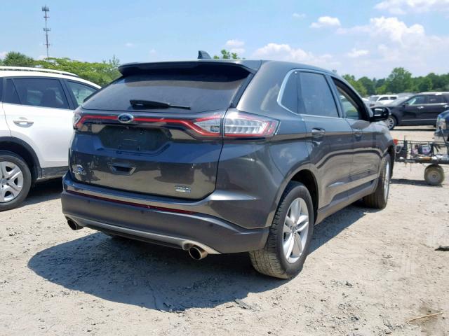 2FMPK4J93GBB43333 - 2016 FORD EDGE SEL GRAY photo 4