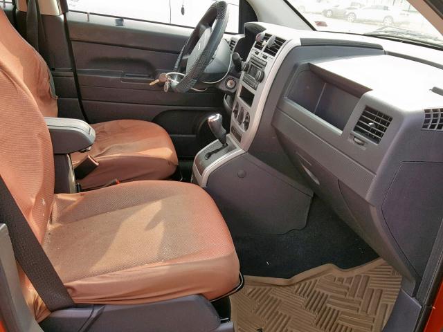 1J8FT47W58D788094 - 2008 JEEP COMPASS SP ნარინჯისფერი ფოტო 5