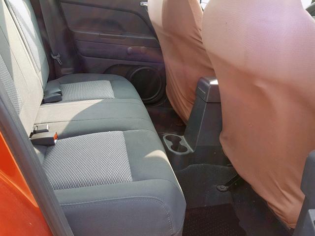 1J8FT47W58D788094 - 2008 JEEP COMPASS SP ნარინჯისფერი ფოტო 6