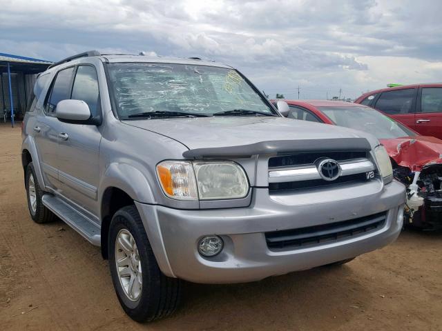 5TDBT48A76S276265 - 2006 TOYOTA SEQUOIA LI SILVER photo 1