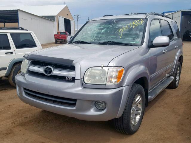 5TDBT48A76S276265 - 2006 TOYOTA SEQUOIA LI SILVER photo 2