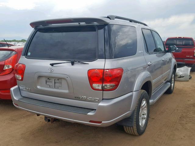 5TDBT48A76S276265 - 2006 TOYOTA SEQUOIA LI SILVER photo 4