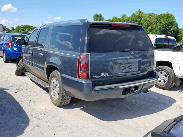 1GKFK668X7J298831 - 2007 GMC YUKON XL D GREEN photo 3