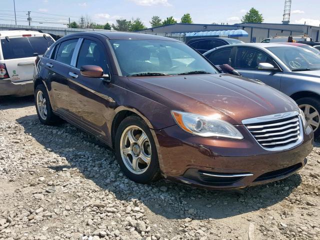 1C3CCBAB0DN735820 - 2013 CHRYSLER 200 LX BROWN photo 1