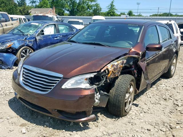 1C3CCBAB0DN735820 - 2013 CHRYSLER 200 LX BROWN photo 2