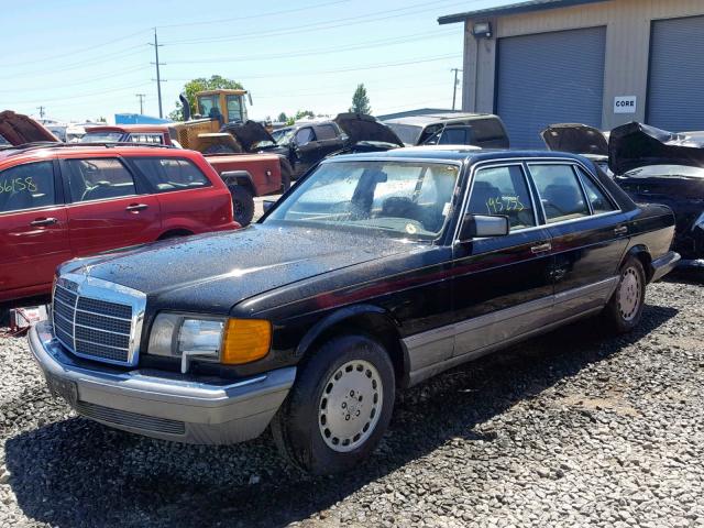 WDBCA39D0HA344238 - 1987 MERCEDES-BENZ 560 SEL BLACK photo 2